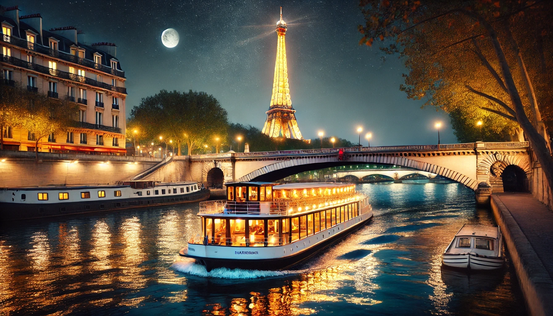 cruise-boat-gliding-on-the-Seine-River